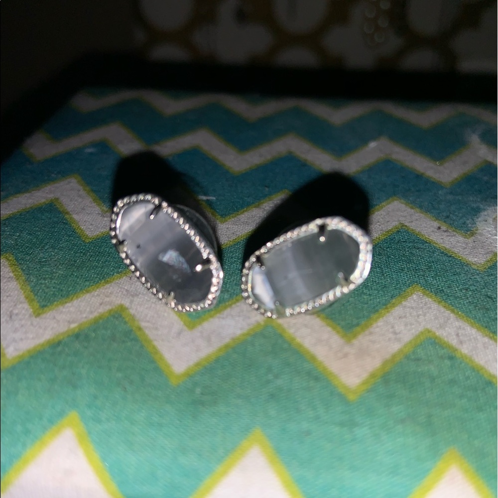 KS grey earrings